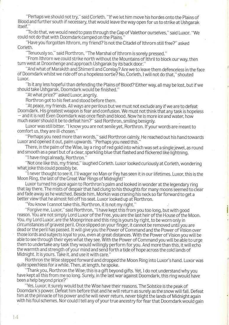 The Lords of Midnight Manual Page 14