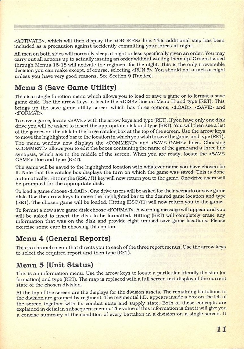 MacArthur's War manual page 11