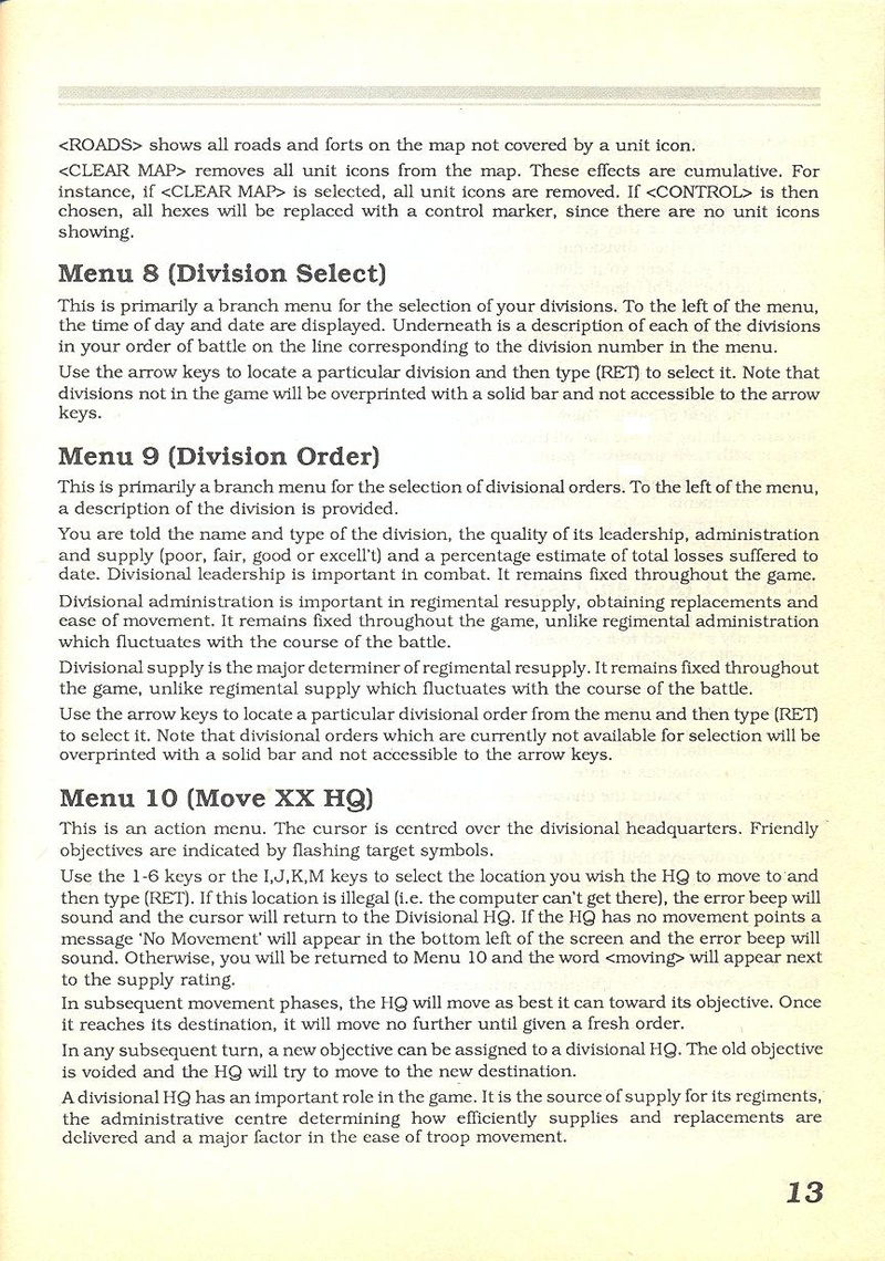 MacArthur's War manual page 13