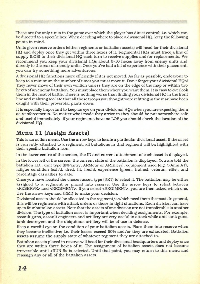 MacArthur's War manual page 14
