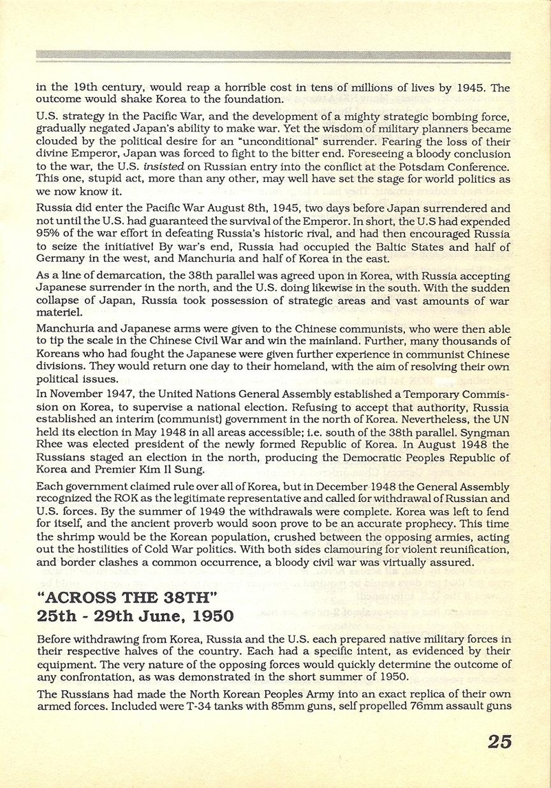 MacArthur's War manual page 25