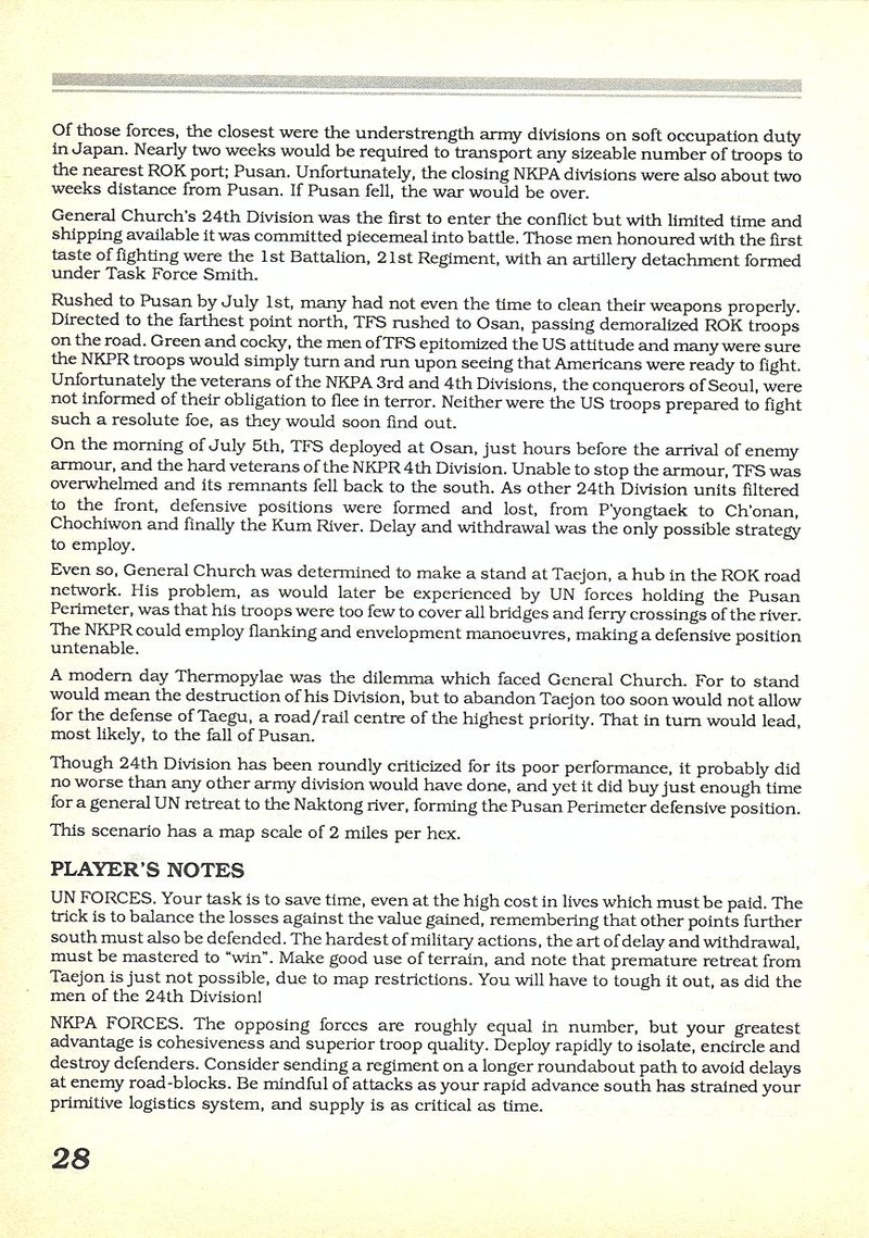 MacArthur's War manual page 28