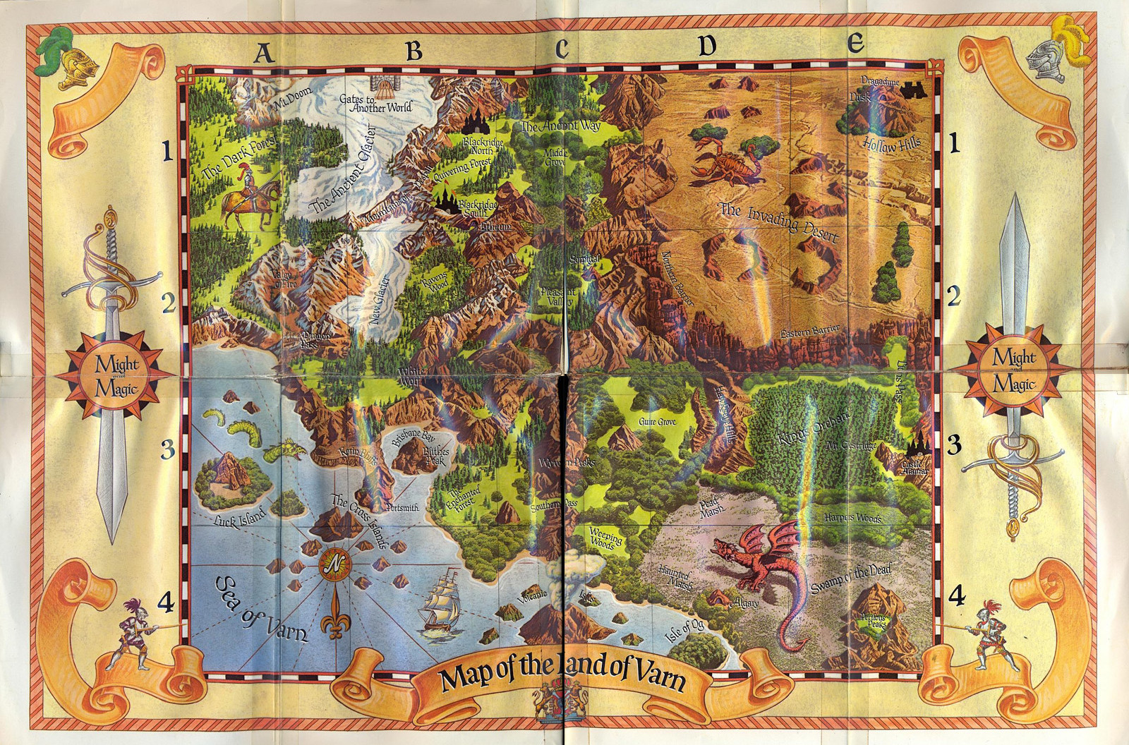 Might and Magic map full