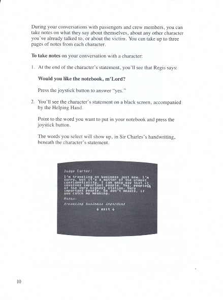 Murder on the Mississippi Adventurers Guidebook page 10