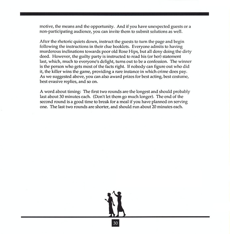 Make Your Own Murder Party manual page 30