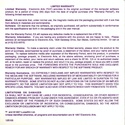 PHM Pegasus command summary card 4
