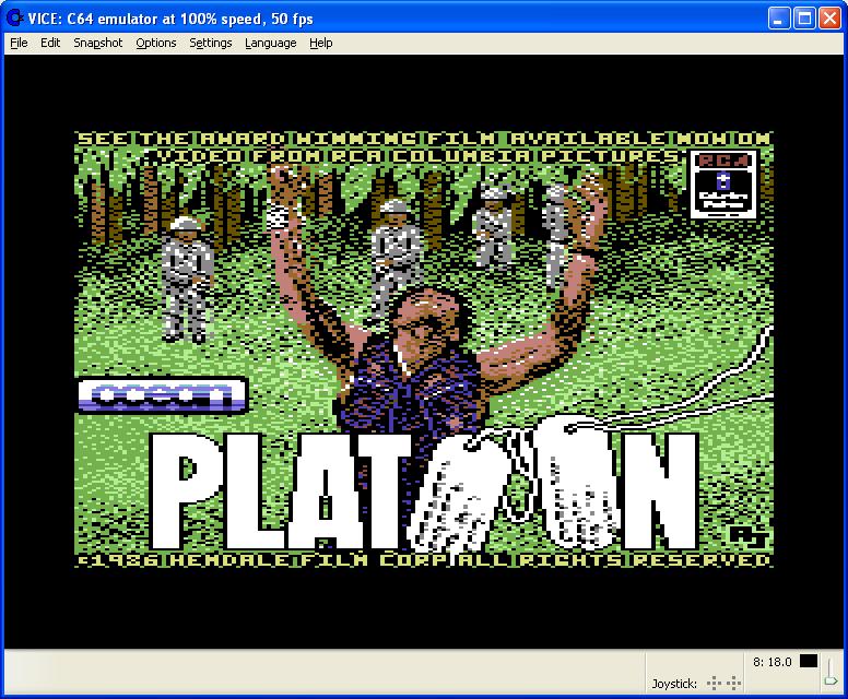 Platoon screen shot 1