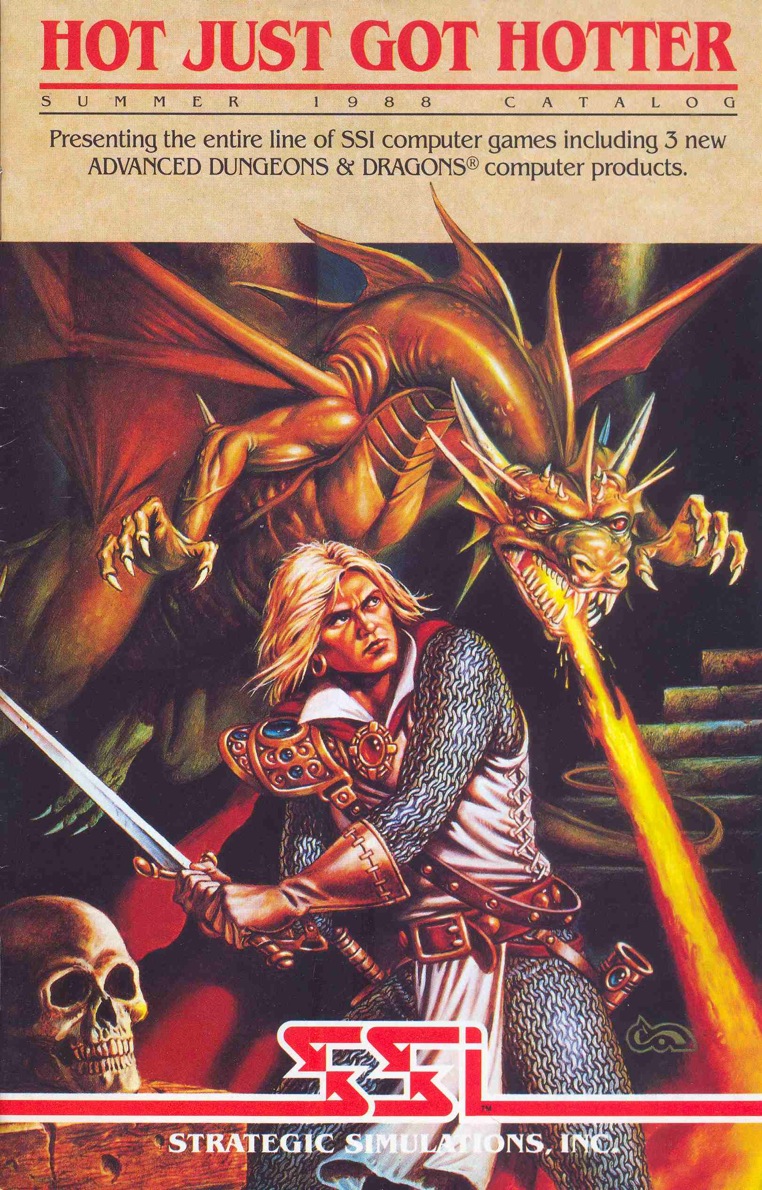 Pool of Radiance SSI 1988 Brochure Front Cover