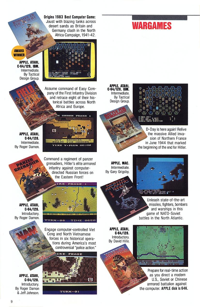 President Elect (1988 Edition) 1987 catalog page 9