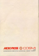 The President is Missing manual back cover