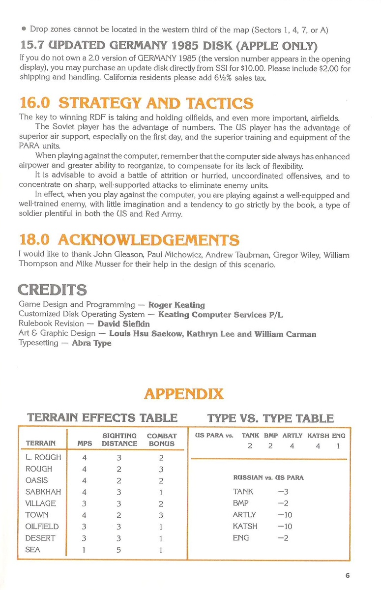 RDF 1985 Manual Page 6