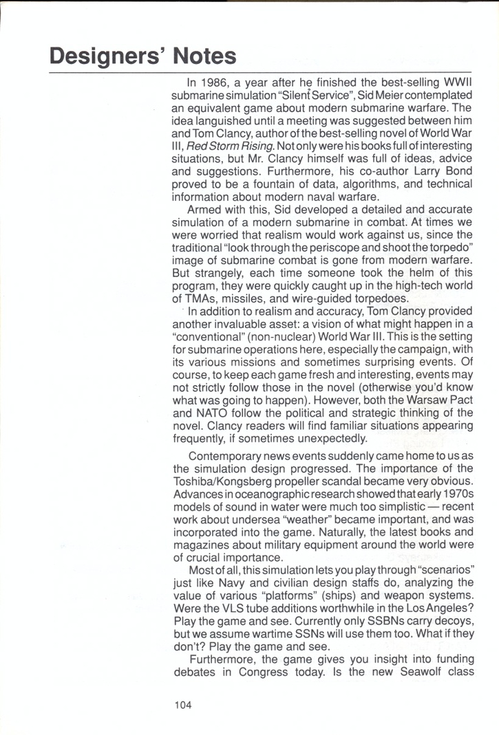 Red Storm Rising combat operations manual page 104
