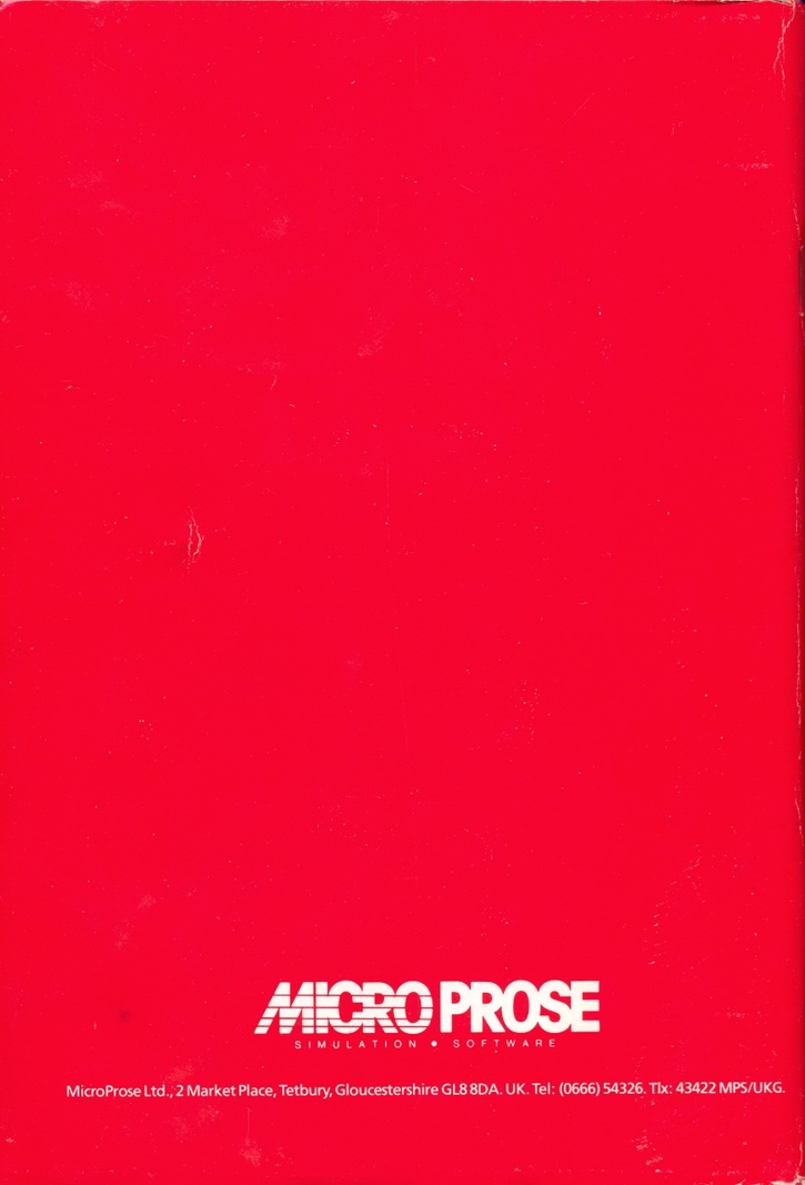 Red Storm Rising combat operations manual back cover
