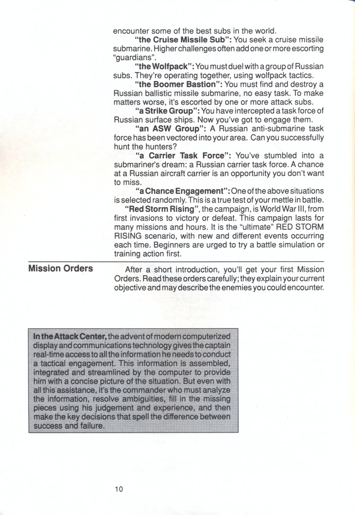 Red Storm Rising combat operations manual page 10