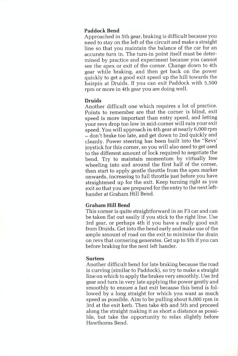 Revs racing programme page 23