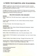 SimCity note to parents and teachers