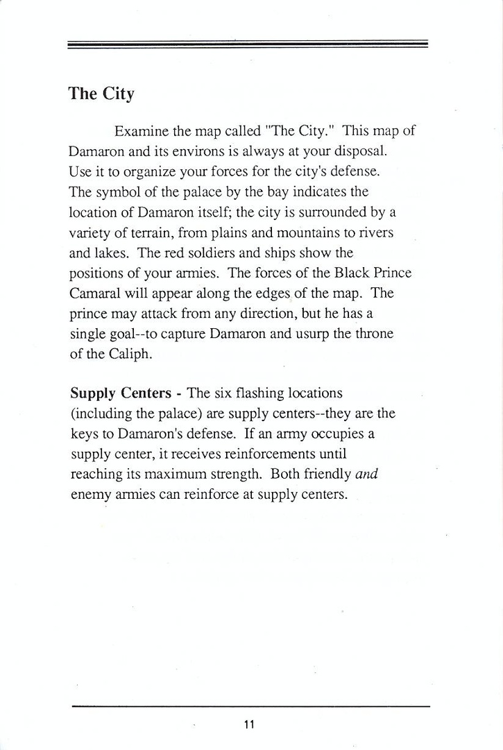 Sinbad and the Throne of the Falcon manual page 11