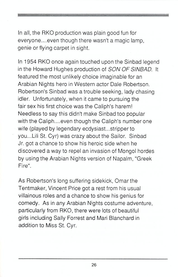 Sinbad and the Throne of the Falcon manual page 26