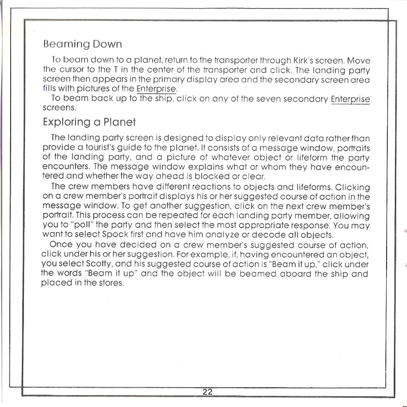 Star Trek, The Rebel Universe manual page 22
