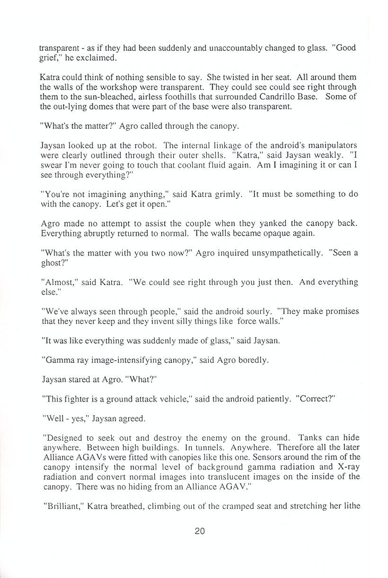 Starglider novella page 20