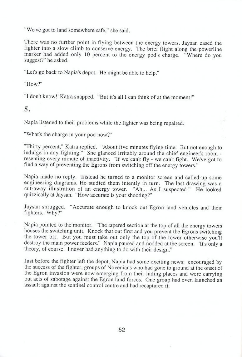 Starglider novella page 52