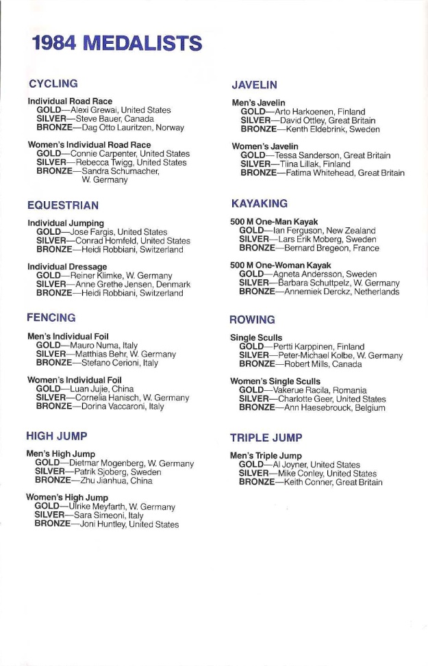 Summer Games II Manual Page 9
