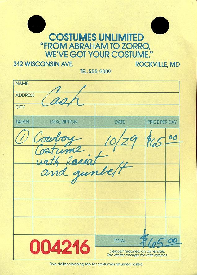 Suspect invoice