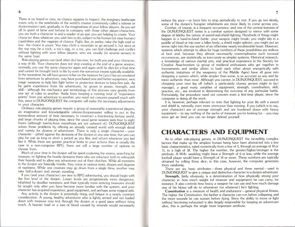 Temple of Apshai Manual Page 6