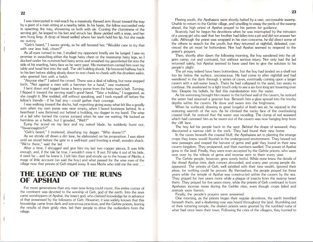 Temple of Apshai Manual Page 22