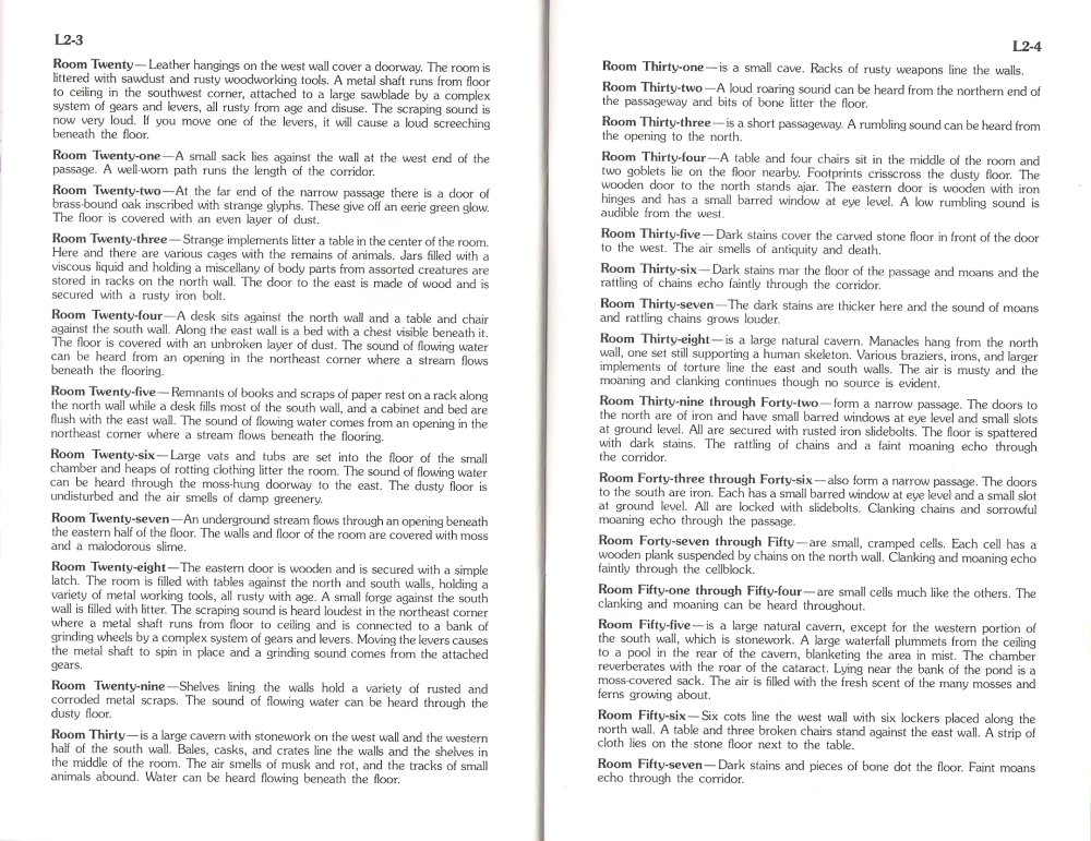 Temple of Apshai Manual Page L2-3