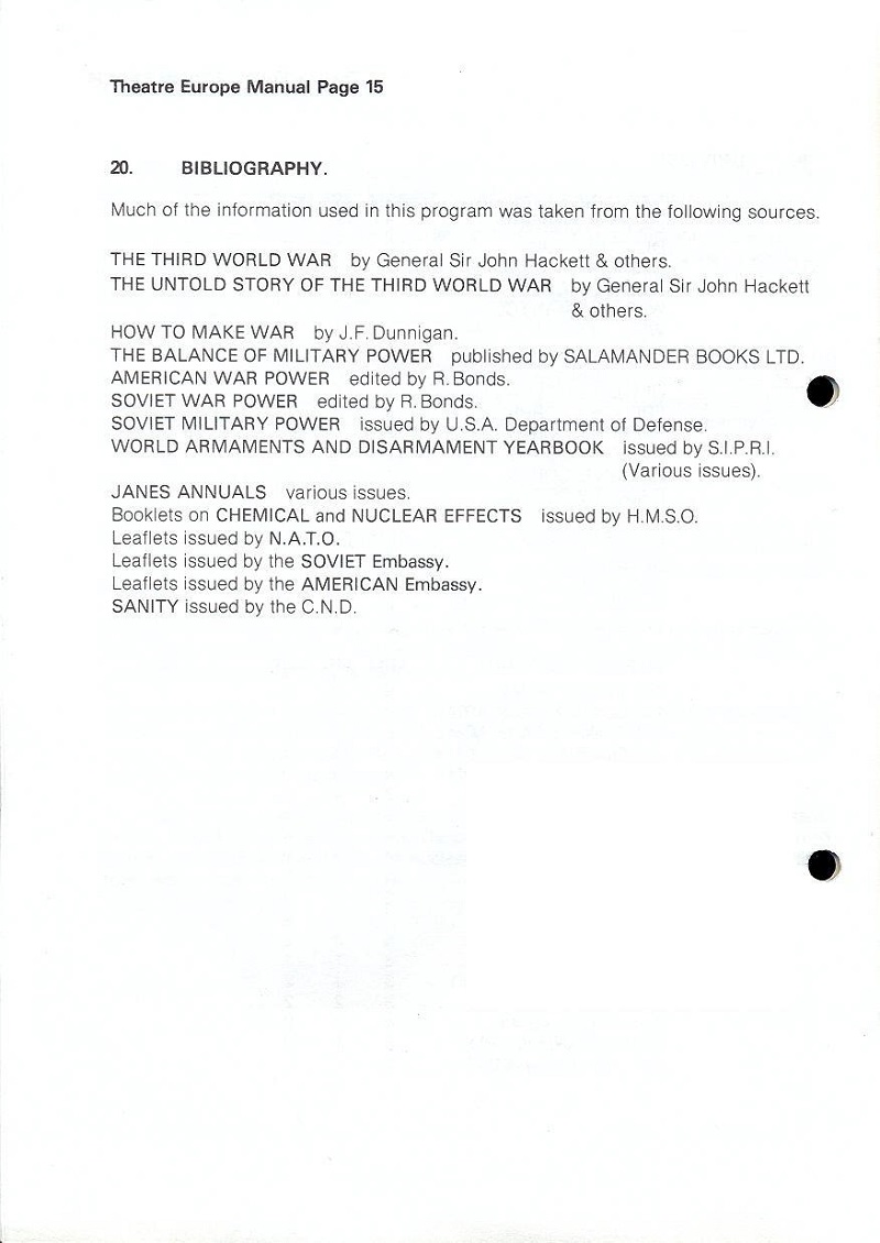 Theatre Europe manual page 15