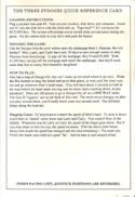 The Three Stooges quick reference card front