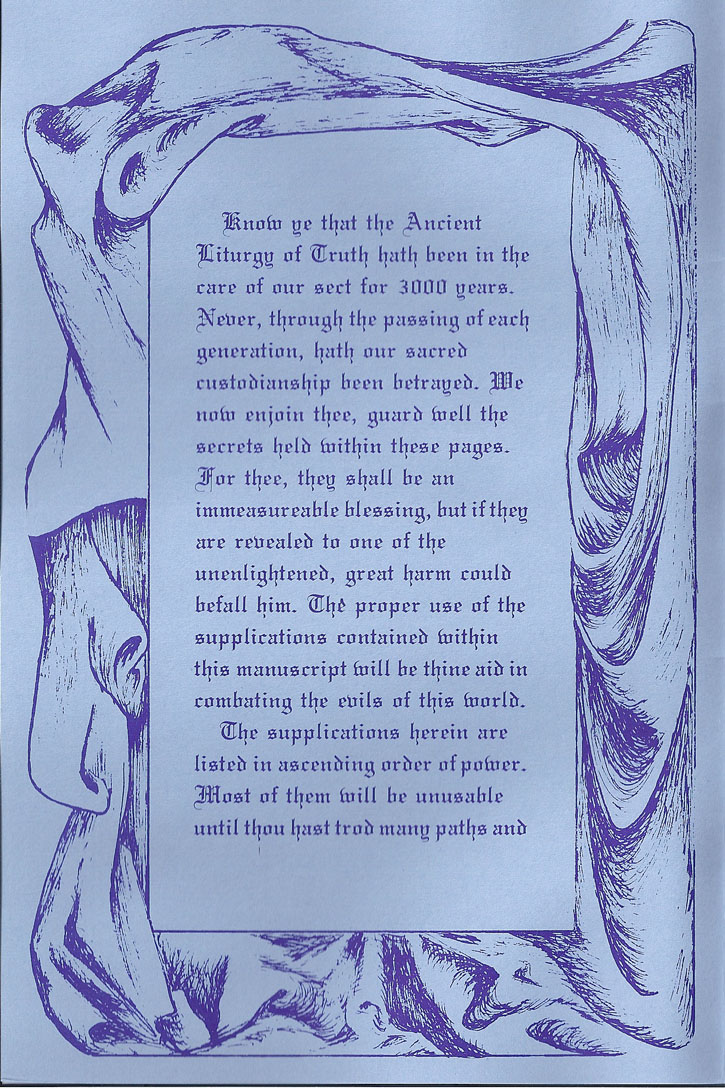 Ultima III: Exodus The Ancient Liturgy of Truth page 1