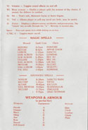 Ultima III: Exodus player reference card 3