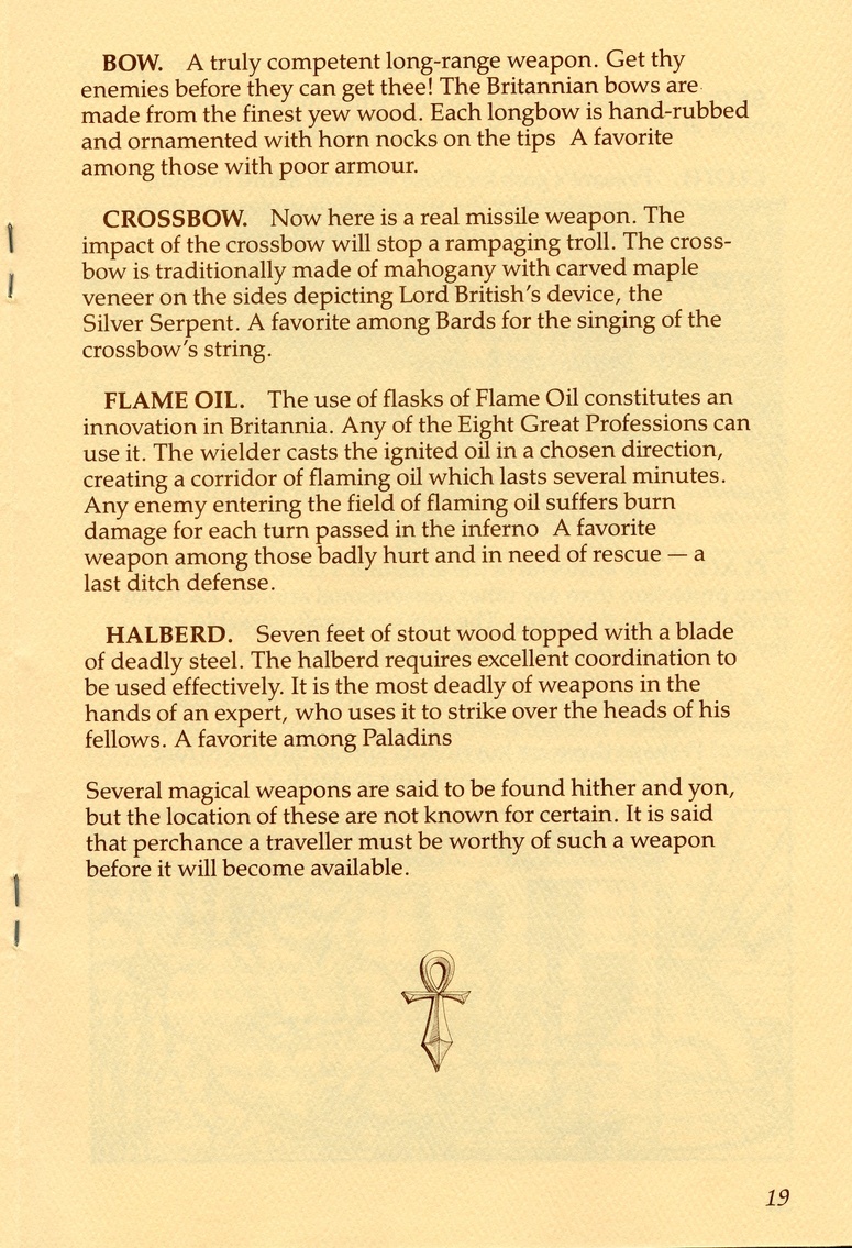 Ultima IV: Quest of the Avatar History of Britannia page 19