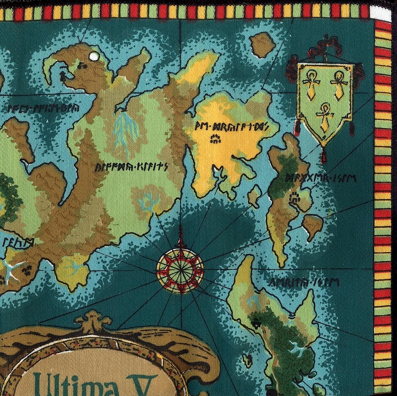 Ultima V: Warriors of Destiny Map top right