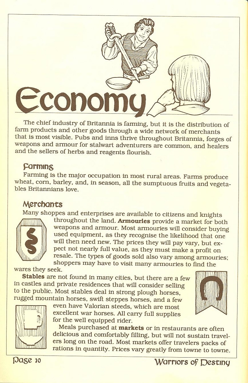 Ultima V: Warriors of Destiny The Book of Lore page 10