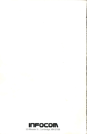 Zork I manual back cover